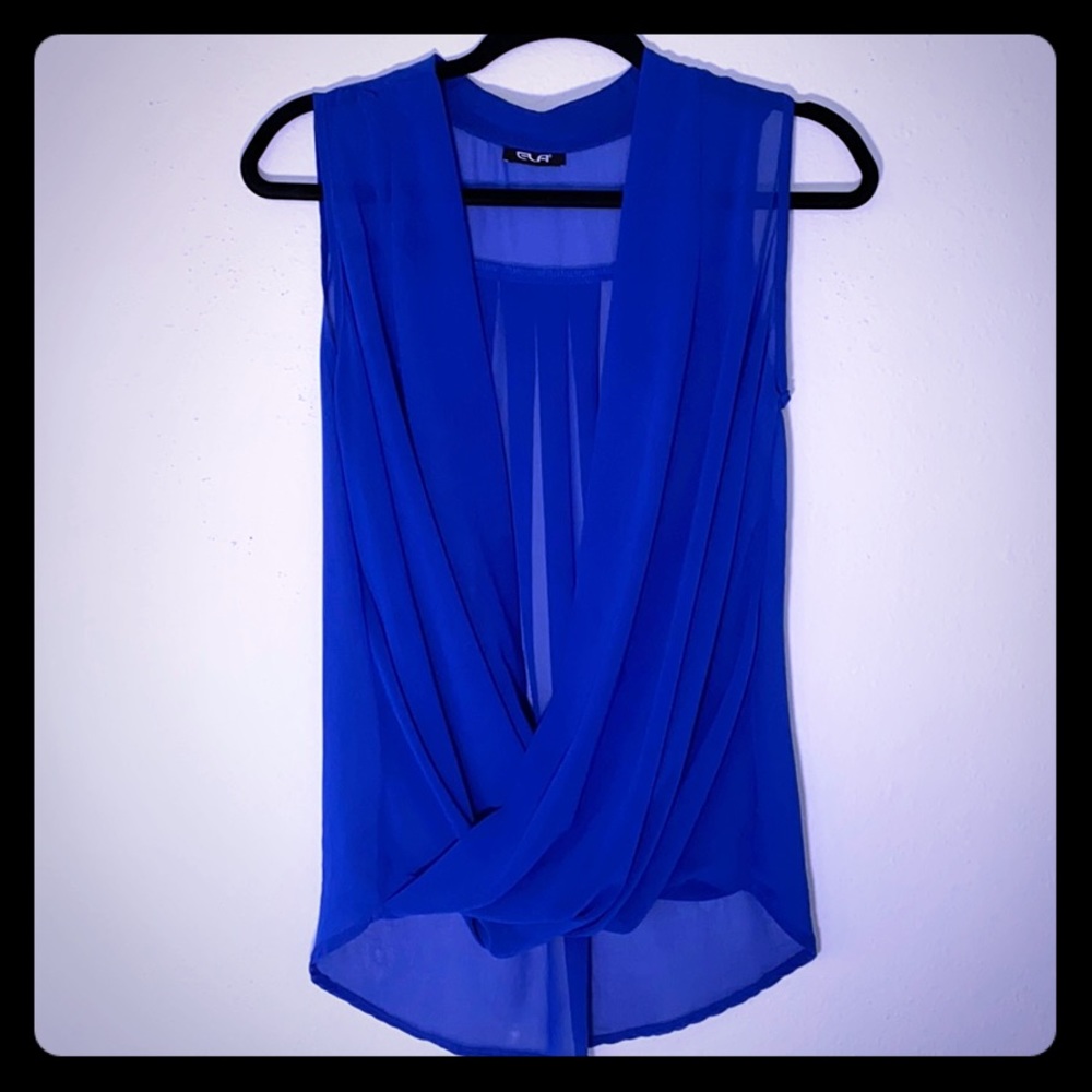 ELA BLUE BLOUSE